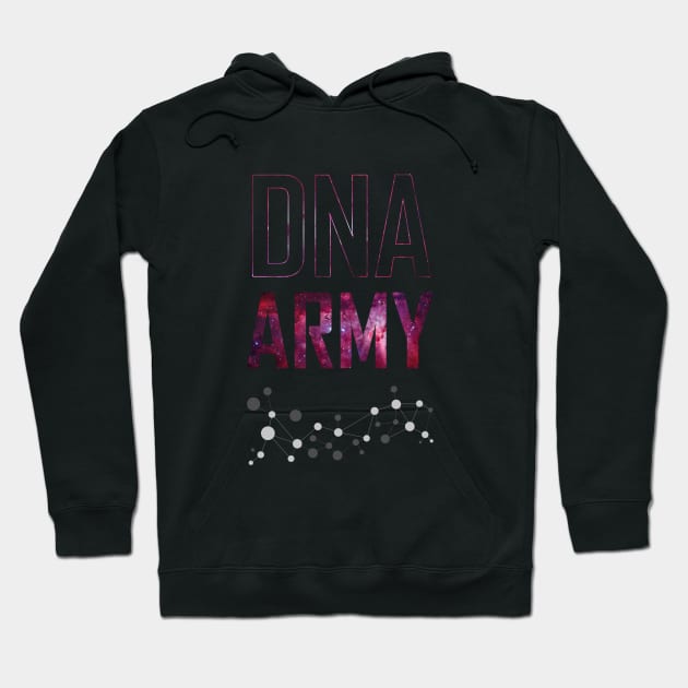 BTS DNA Army code (Red Galaxy) | K-pop Hoodie by Vane22april